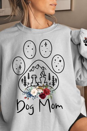 Dog Mom - Personalized Sweatshirt