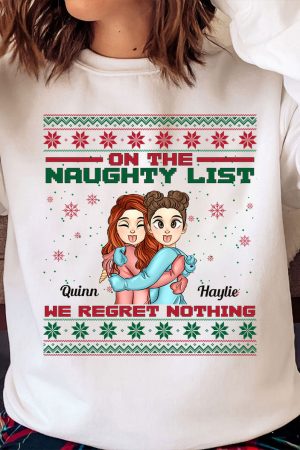 On The Naughty List - Personalized Sweatshirt