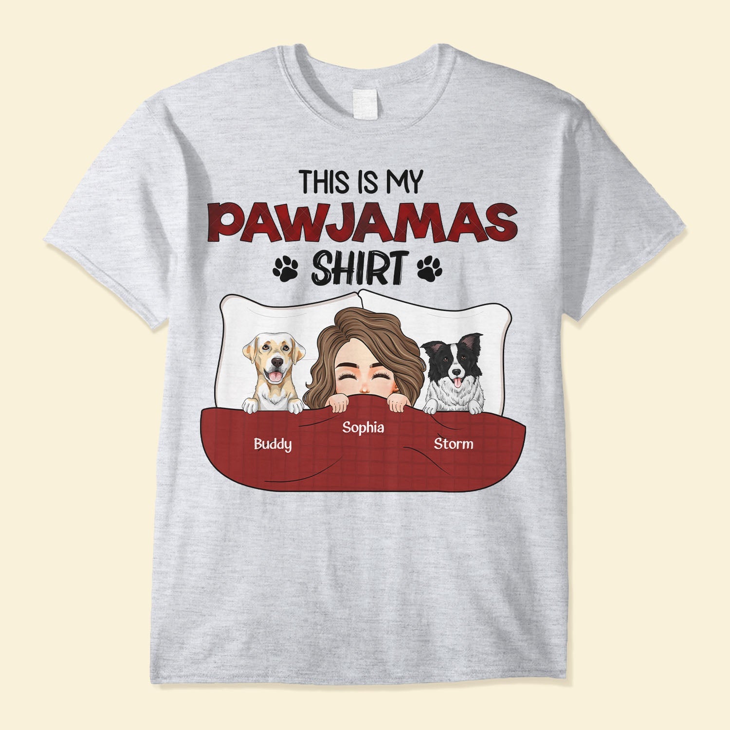 PawjamasOne Size Shirt - PersonalizedOne Size Shirt