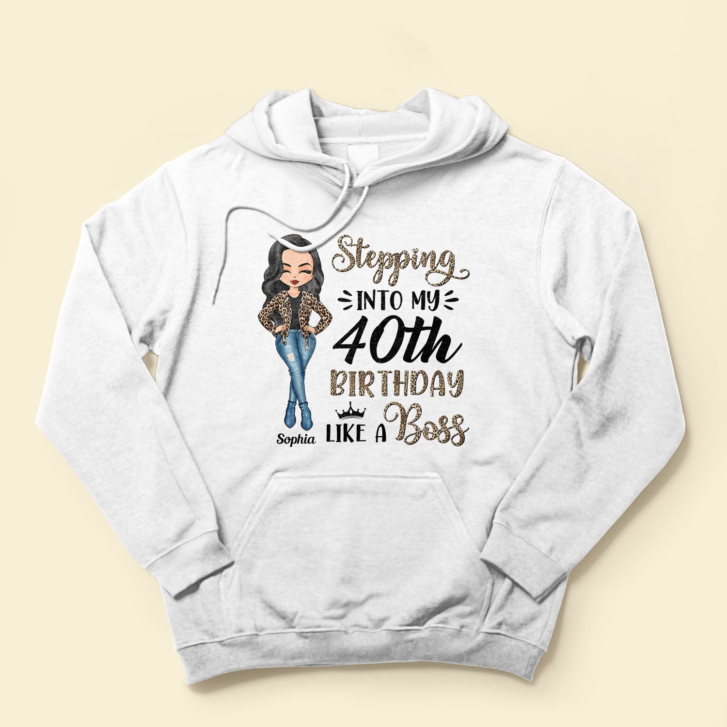 Stepping Into My 30Th, 40Th,50Th Birthday - PersonalizedOne Size Shirt - BirthdayGift For Girl, Woman,Queen - Image 4