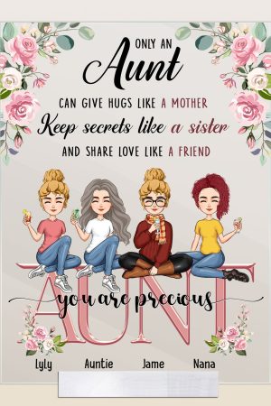 Aunt, You Are Precious - Personalized Acrylic Plaque