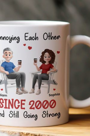 Couple Mug Annoying Each Other Since & Still Going Strong - Personalized Mug