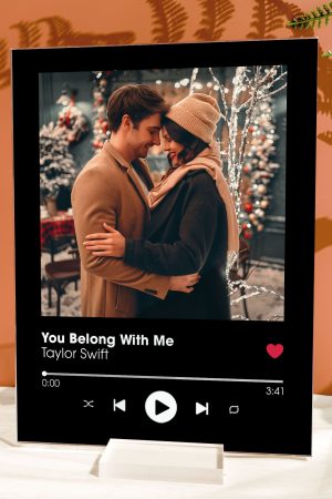 Custom Favorite Song - Personalized Acrylic Plaque - Anniversary Gifts For Her, Him