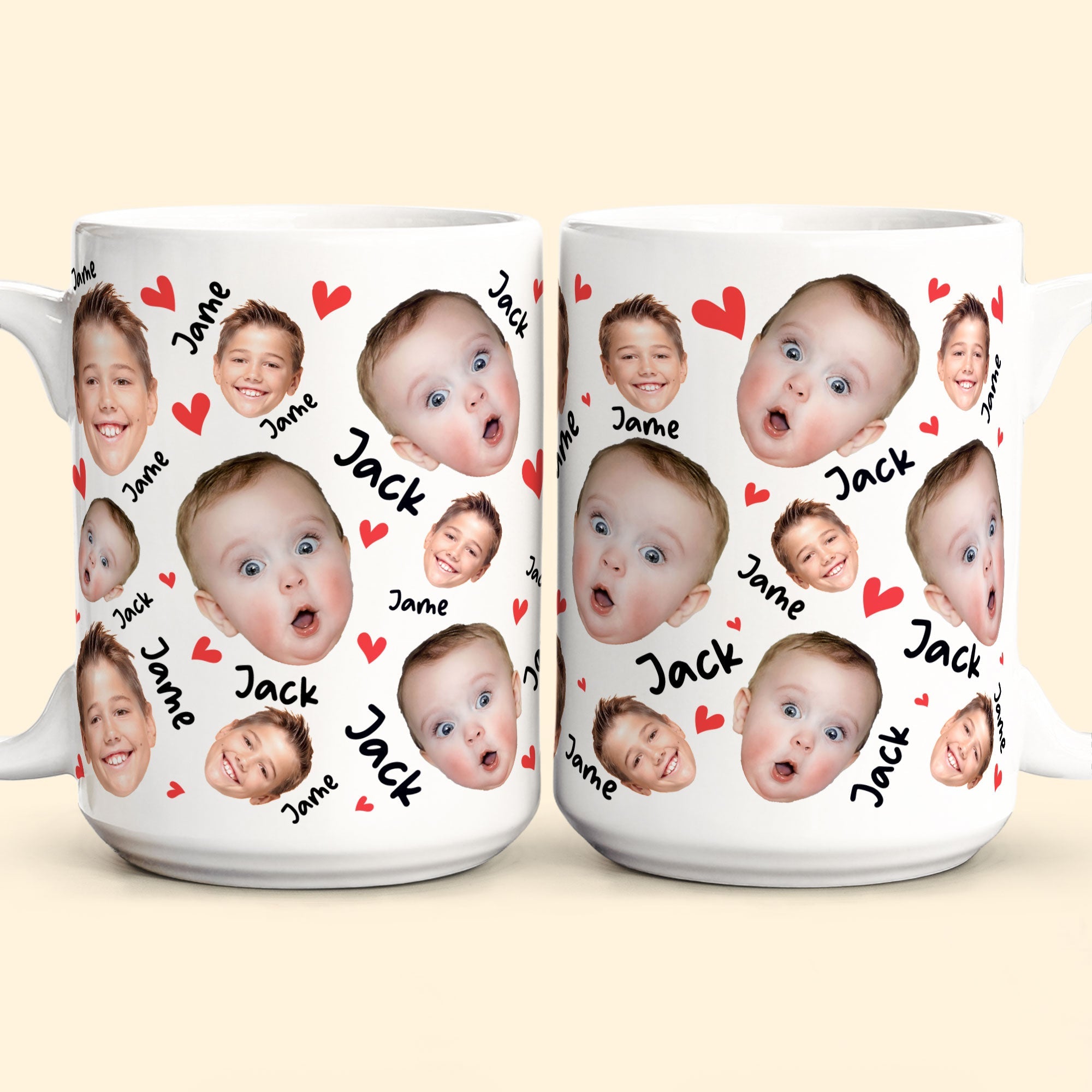 Face And Name - Personalized Photo Mug - Image 4