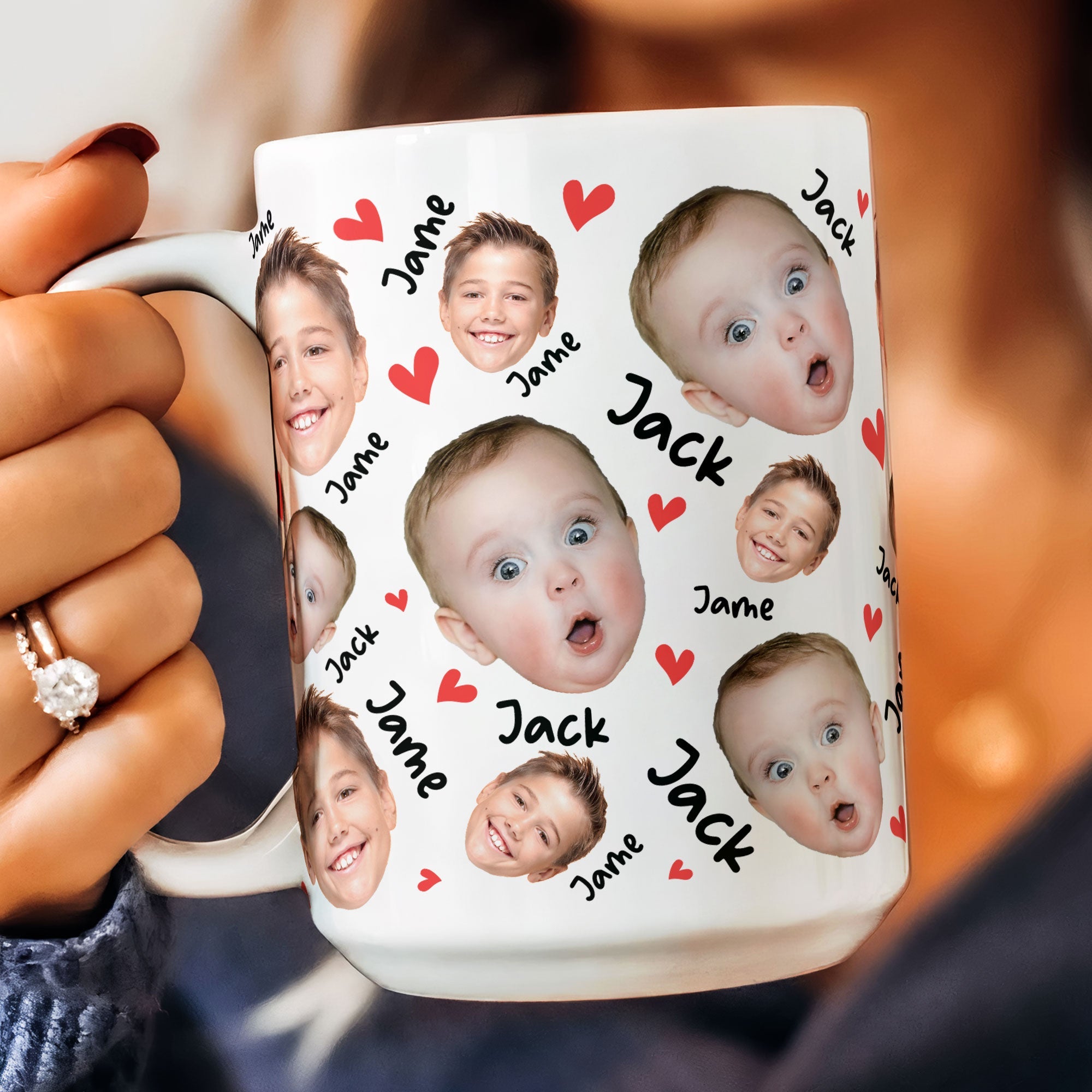 Face And Name - Personalized Photo Mug - Image 8