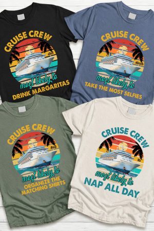 Family Cruise Crew Matching Shirts - Personalized Comfort Tee