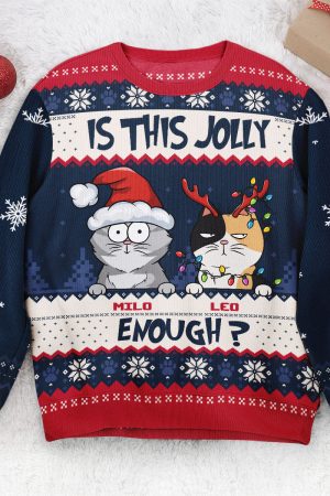 Is This Jolly Enough? - Personalized Ugly Sweater