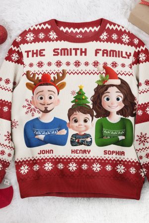 Our Family Christmas - Personalized Ugly Sweater